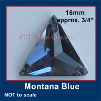 RG Triangle Sew On Montana Blue
